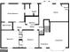 Layout of the home showing bedrooms, bathrooms, closets, living room, kitchen, and pantry at 89 Farm Brook Ln # 17, Dallas, GA 30157