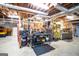 Unfinished basement area with exposed beams, a workbench, and ample space for storage at 237 Summerford Pl, Stockbridge, GA 30281