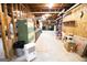 This spacious basement with concrete floor is ready for customization, and has space for storage and utilities at 237 Summerford Pl, Stockbridge, GA 30281
