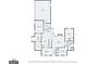 Detailed floor plan showcasing the layout of the main level with dimensions for each room at 595 S Antioch Rd, Mcdonough, GA 30252