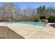 Community pool features a large deck area for sunbathing at 5163 Holly Springs Dr, Douglasville, GA 30135