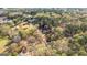 Stunning aerial view of a secluded home surrounded by lush greenery and mature trees for ultimate privacy at 135 Horseshoe Cir, Fayetteville, GA 30215