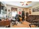 A cozy bedroom featuring unique decor, a window for natural light, and plenty of space for relaxation at 104 Amberidge Nw Dr, Cartersville, GA 30121