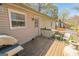 Cozy back deck with a grill and seating, perfect for outdoor dining and relaxing at 104 Amberidge Nw Dr, Cartersville, GA 30121