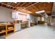Unfinished basement space for storage, or an additional office space at 115 Flagstop Run, Fayetteville, GA 30215