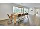 Dining room area with an modern wooden table, perfect for Gathering meals and gatherings at 129 Old Norton Rd, Fayetteville, GA 30215