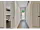 Hallway leads to the outside and a large closet space with sliding door at 129 Old Norton Rd, Fayetteville, GA 30215