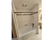 Tiled bathroom with a tub and shower combo at 2996 Jodeco Dr, Jonesboro, GA 30236