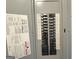 View of the electrical panel with labels and instructions at 710 Bluebird Se Dr, Conyers, GA 30094