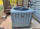 RUUD HVAC unit adjacent to deck, ensuring efficient climate control for the home at 710 Bluebird Se Dr, Conyers, GA 30094