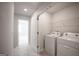 Bright laundry room boasts modern washer and dryer appliances at 77 Werner Brook Way Sw, Atlanta, GA 30354