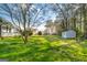 Sprawling backyard featuring a storage shed and mature trees, perfect for outdoor activities and relaxation at 3685 Concordia Rd, Decatur, GA 30034