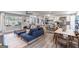 Spacious living area with a large window and seamless flow into the kitchen and dining areas at 3685 Concordia Rd, Decatur, GA 30034