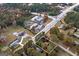 Aerial view showcasing the property's location near highways and a mix of commercial and residential areas at 111 Highway 138 E, Stockbridge, GA 30281