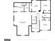 This is the floorplan for the upper level of the home at 6870 Diamond Dr, Rex, GA 30273