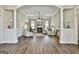 Bright and airy living room with hardwood floors and a fireplace at 410 Denton Cir, Fayetteville, GA 30215