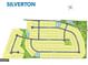 Overhead street and plot map of the Silverton community showcasing homesites and amenities at 2369 Argento Cir, Dacula, GA 30019