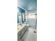 Updated bathroom showcasing double vanity, shower over tub, and sleek fixtures at 3626 Lone Indian Trl, Marietta, GA 30066