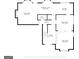 First floor plan featuring a Gathering room, kitchen, dining room, living room and foyer at 3626 Lone Indian Trl, Marietta, GA 30066