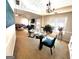 Open-concept dining room with stylish decor and easy access to the living area and kitchen at 40 Pebble Brooke Ct, Covington, GA 30016