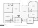 Detailed floor plan showcasing the layout of the home including bedrooms, closets, living areas, and bathrooms at 364 Valleyside Dr, Dallas, GA 30157