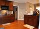 Kitchen features granite countertops, wood cabinets, and stainless steel microwave at 185 Ridgewood Dr, Fayetteville, GA 30215