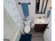 Bathroom features shower/tub, vanity with dark cabinets and granite at 640 Lovell Rd, Temple, GA 30179