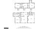 A floor plan layout for both the first and second floors of the home at 640 Lovell Rd, Temple, GA 30179