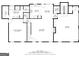 Detailed floor plan of the first floor showcasing the layout, room dimensions, and included garage at 640 Lovell Rd, Temple, GA 30179