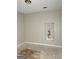 Unfurnished bedroom with neutral paint, and a window covered with plastic at 466 Joseph E Lowery Nw Blvd, Atlanta, GA 30314