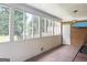 Patio with windows and a door at 6544 Bussell Way, Riverdale, GA 30274
