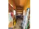 Interior of shed shows storage possibilities with shelving and plenty of space at 4487 Berkshire Rd, Forest Park, GA 30297