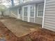 Exterior view of a concrete back patio for outdoor living at 260 Countryside Ln, Covington, GA 30016