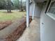 View of the covered front porch entry to this charming home at 260 Countryside Ln, Covington, GA 30016