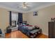 Cozy bedroom with natural light, hardwood floors, and closet at 2615 Hampton Locust Grove Rd, Locust Grove, GA 30248