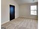 Bedroom featuring neutral carpeting, gray walls, and window with blinds at 483 Castle Top Ln, Lawrenceville, GA 30045