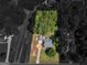Aerial view of a charming property with lush greenery and a well-maintained lawn at 1293 Coan Dr, Locust Grove, GA 30248