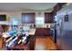 Kitchen with stainless steel appliances, granite countertops, and plenty of cabinet space at 1058 Hartwell Rd, Locust Grove, GA 30248