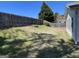 Large fenced backyard with mature trees and grass with space for outdoor activities at 325 Autumn Glen Cir, Fayetteville, GA 30215