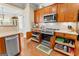 Well-organized kitchen with stainless steel appliances and plenty of storage at 365 Grand Teton Cir, Fayetteville, GA 30215