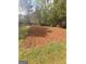 Garden plot ready for planting and featuring tilled soil, surrounded by mature trees and greenery at 248 Valley Way, Hampton, GA 30228