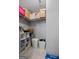 Storage room with boxes, storage shelves and bins for organization and storage at 1022 Miss Amber Way, Locust Grove, GA 30248