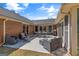 Outdoor patio featuring comfortable seating arrangements and outdoor dining area at 426 Old Senoia Rd, Fayetteville, GA 30215