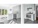 Bright kitchen featuring modern stainless steel appliances and sleek countertops at 85 Bryan St, Mcdonough, GA 30253