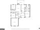 Main level floor plan featuring a Gathering room, kitchen, dining and living rooms, bedrooms, and baths at 324 Sue Ct, Temple, GA 30179