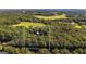 Expansive aerial view showing the property's wooded acreage and privacy at 250 Hester Rd, Carrollton, GA 30116
