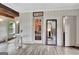 Dining area with view of the wine cellar at 4 & 5 Northlake Cir, Peachtree City, GA 30269
