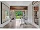 Dining room offers a view of the backyard at 4 & 5 Northlake Cir, Peachtree City, GA 30269