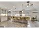 Beautiful kitchen featuring an island with barstool seating and modern appliances at 4 & 5 Northlake Cir, Peachtree City, GA 30269