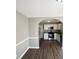 Modern kitchen featuring stainless steel appliances, granite counters, and hardwood flooring at 315 Breezy Hill Walk, Stockbridge, GA 30281